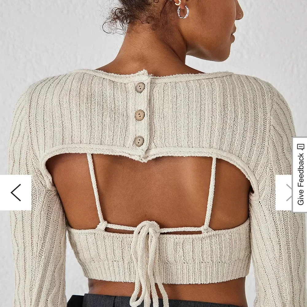 UO Saffron Knitted Shrug & Cami Set